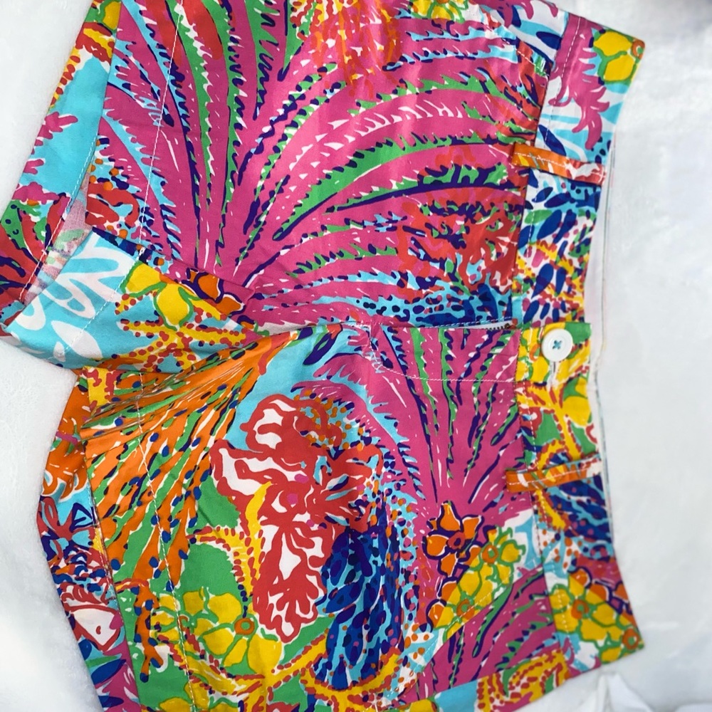 Lilly Pulitzer Multicolor Tropical Print Shorts